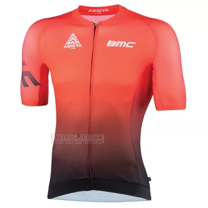 2022 Cycling Jersey BMC Orange Short Sleeve and Bib Short